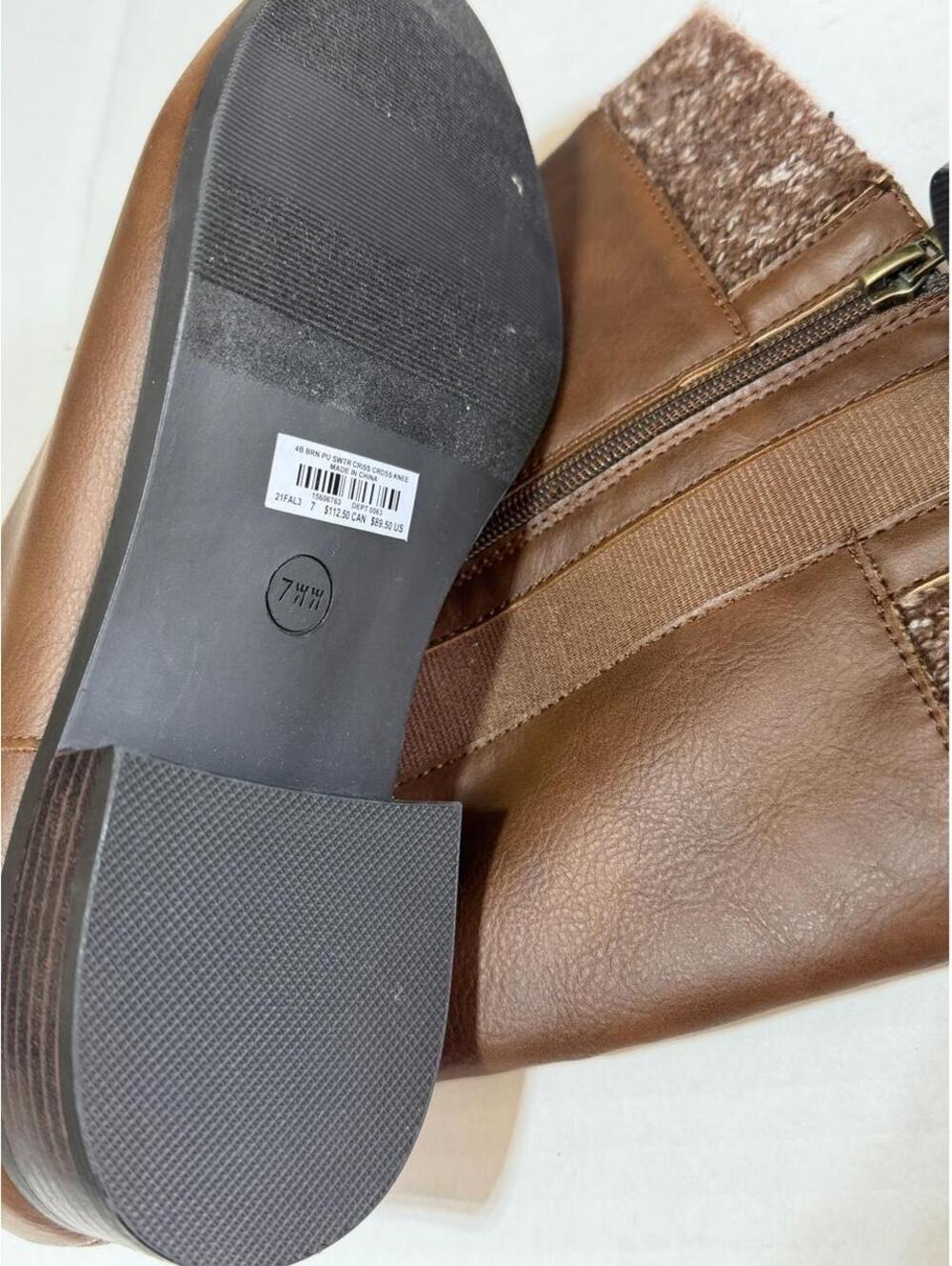 New Torrid Women's Brown and Tan Boot - Picture 4 of 8